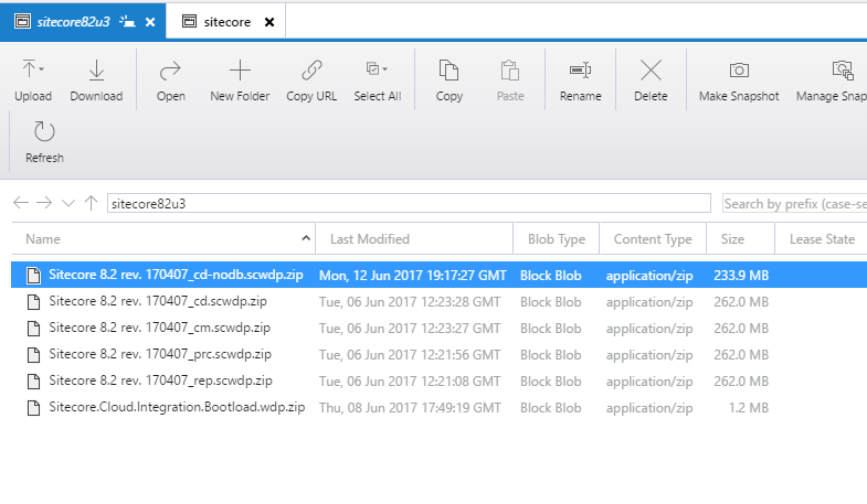 Azure Sitecore Deploy Sitecore Assets