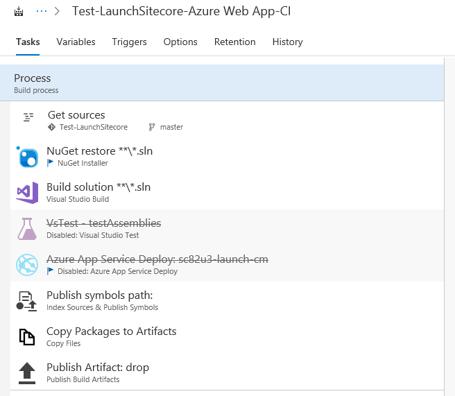 Visual Studio Build Settings