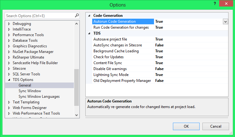 Set Lightning Sync Mond in TDS Classic Options Menu